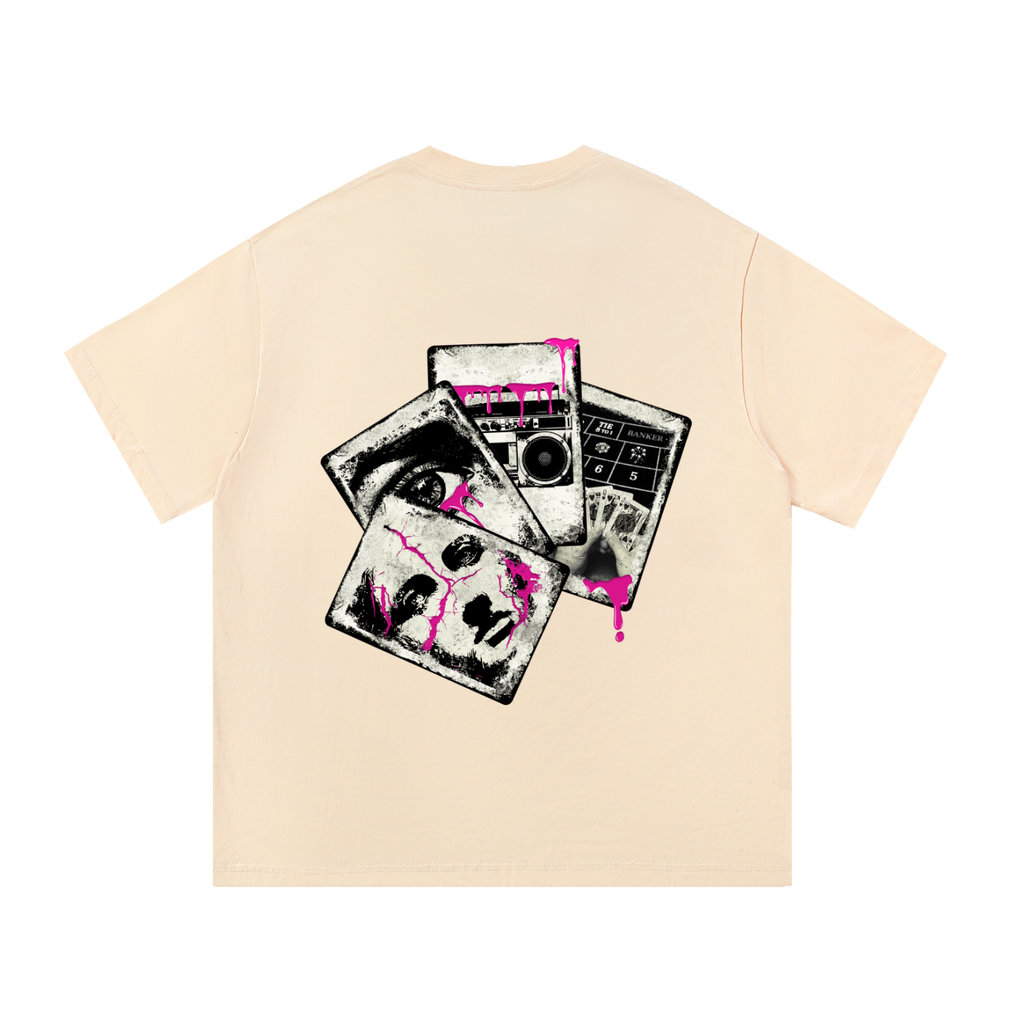 Collage Tee Apricot