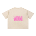 Mineral Wash Boxy Tee Apricot