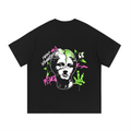 Painted Face Tee Black