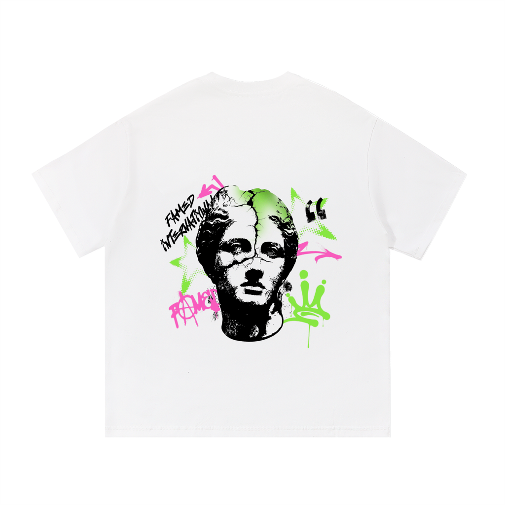 Painted Face Tee White