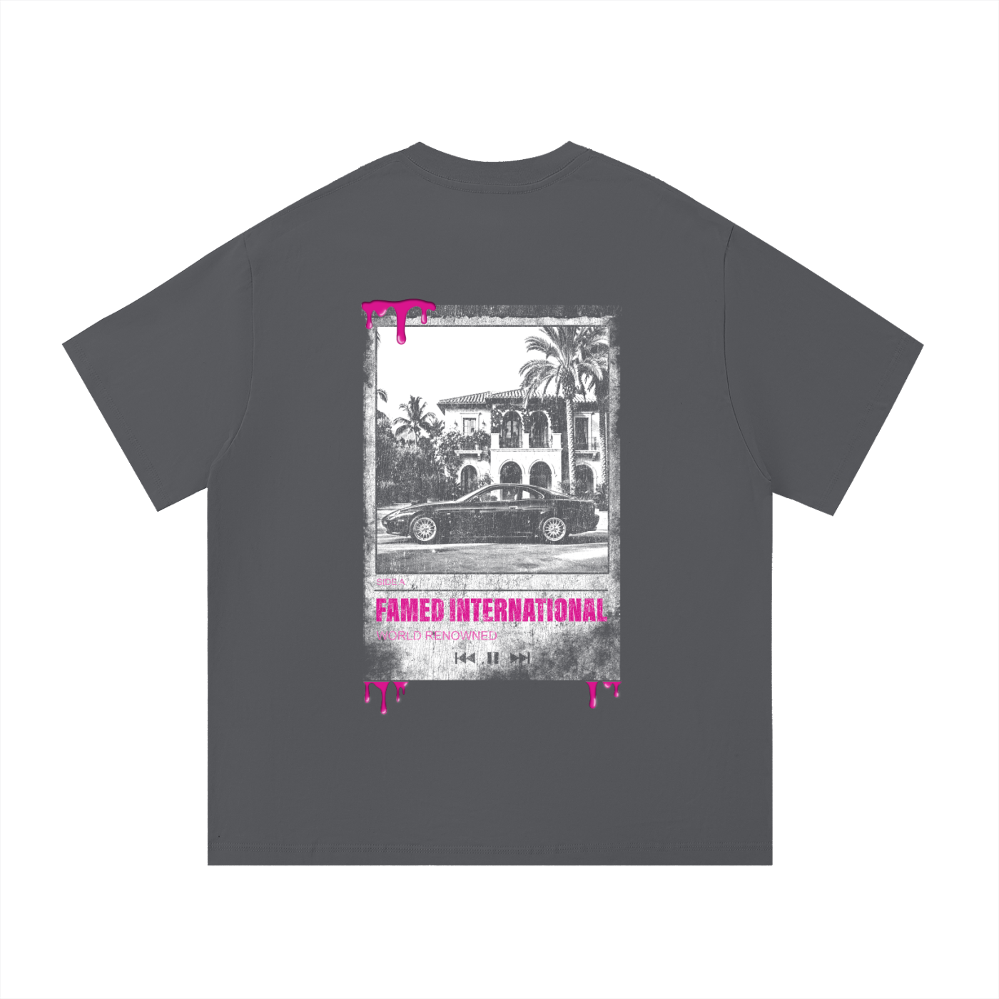 Vintage Player Tee Grey